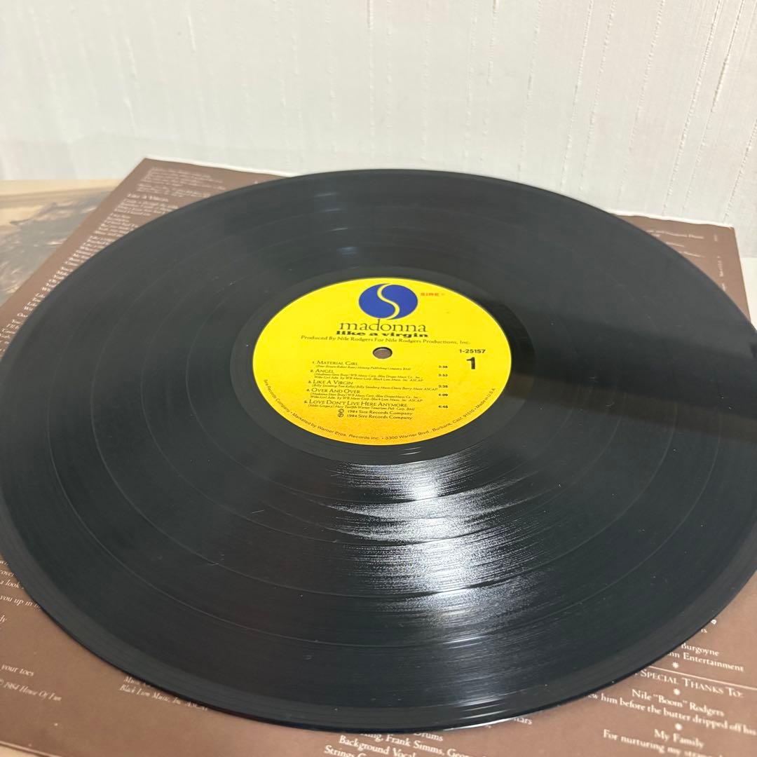 Madonna US 反転ジャケット Like A Virgin LP レコード