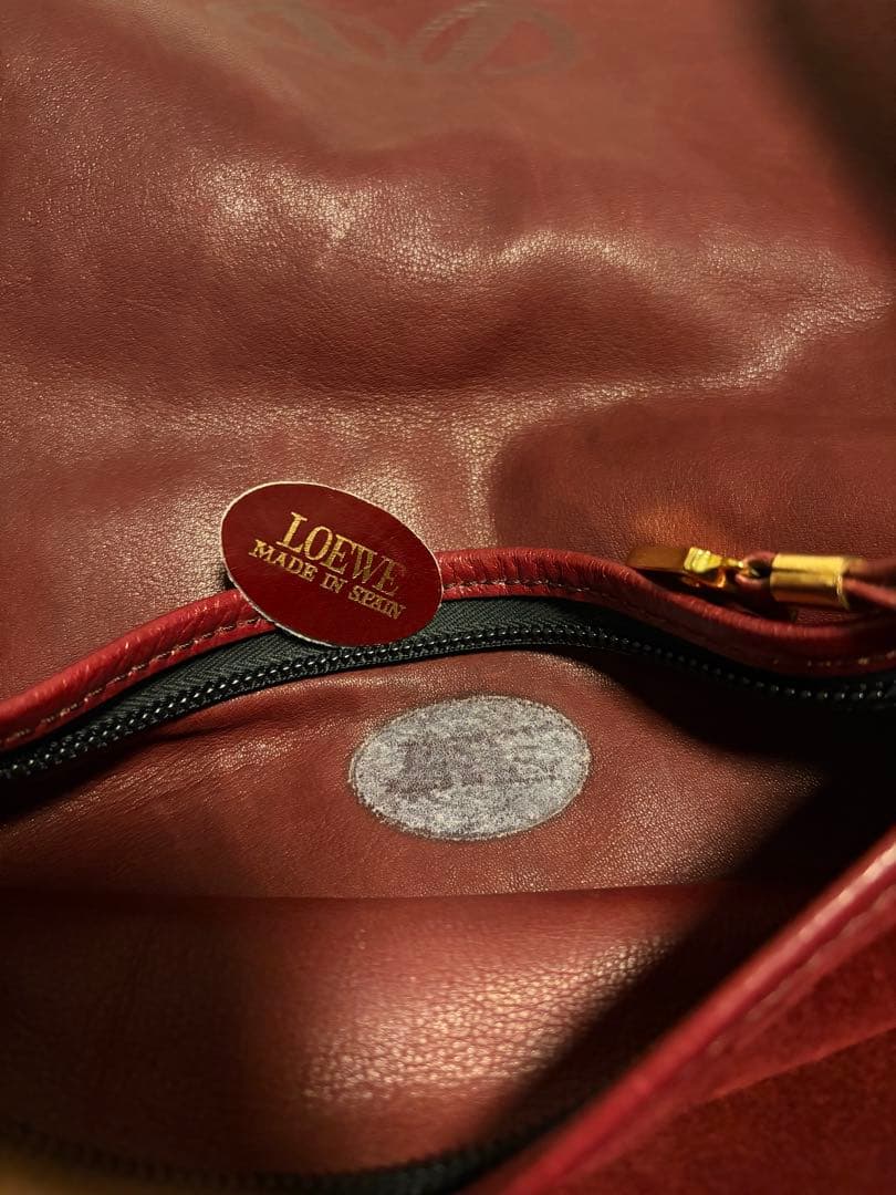 LOEWE スウェード ショルダーバッグ