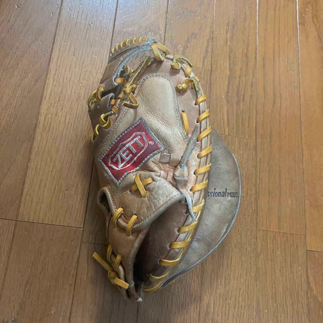 ZETT キャッチャーミット 王冠ラベル 軟式