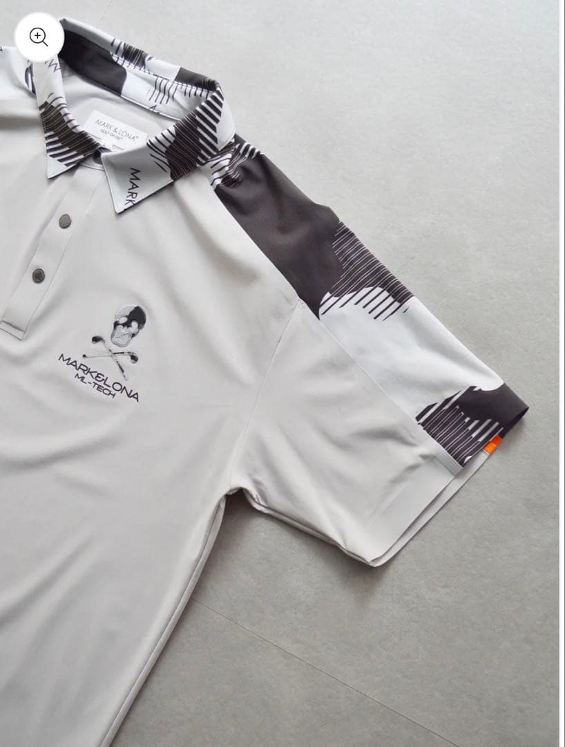 【美品】MARK&LONA MX-TECH ポロシャツ グレー　48(L)