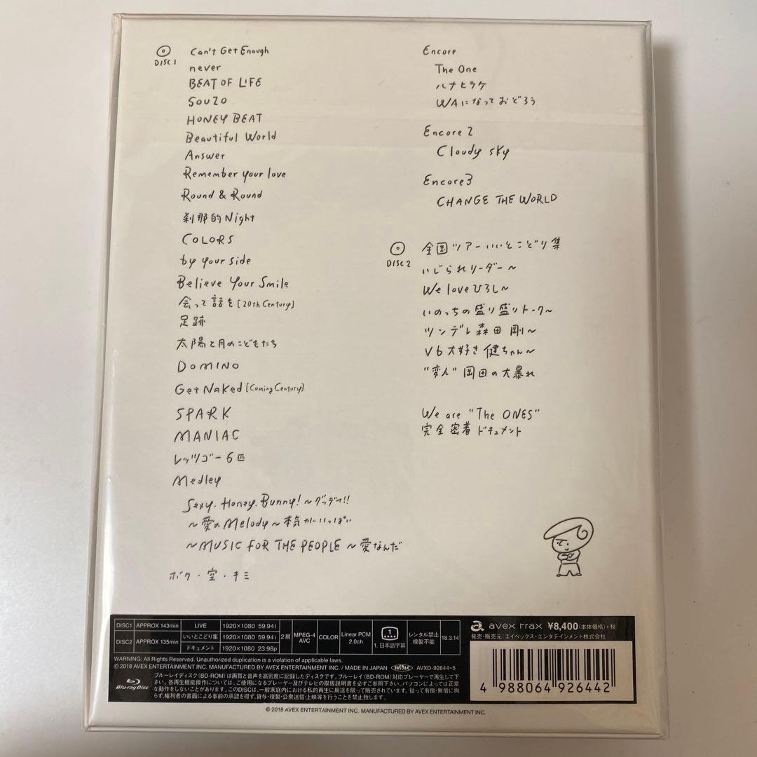 V6/LIVE TOUR 2017 The ONES〈初回盤A〉+〈初回盤B〉