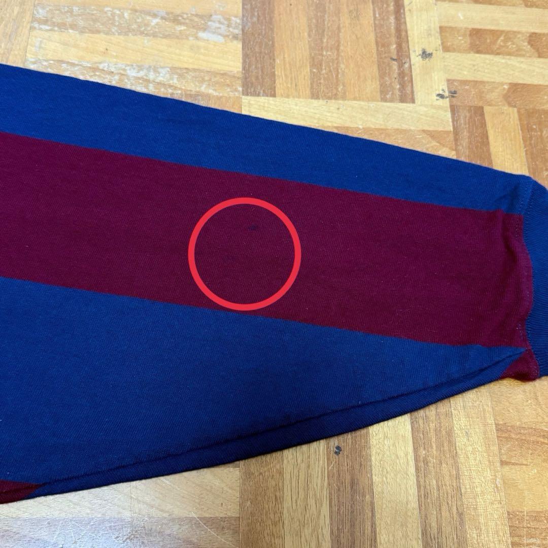 POLO RalphLauren 太ストライプ ラガーシャツ 大きいサイズS41