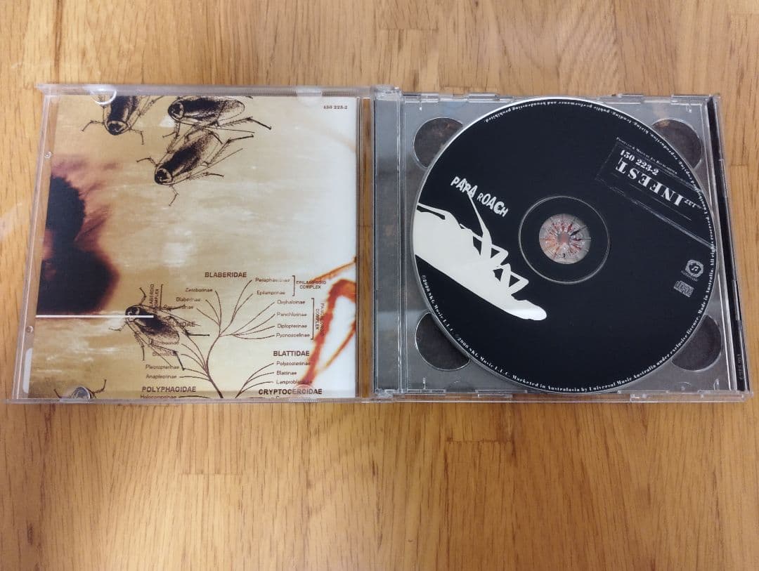 PAPAROACH INFEST オーストラリアオンリーリリース　輸入盤CD