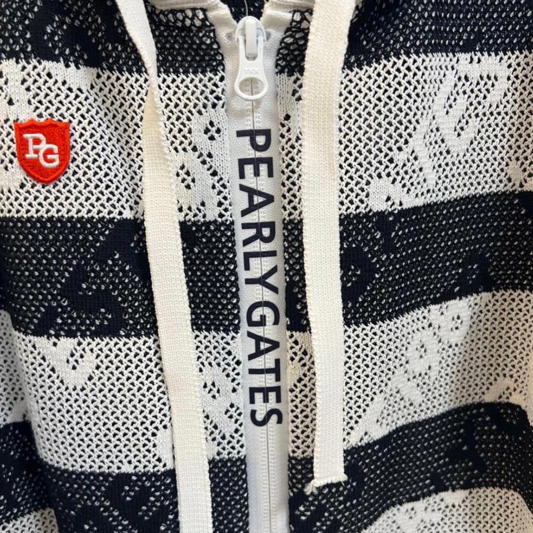 PEARLY GATES レディースパーカー　メッシュパーカー　ロゴ柄パーカー