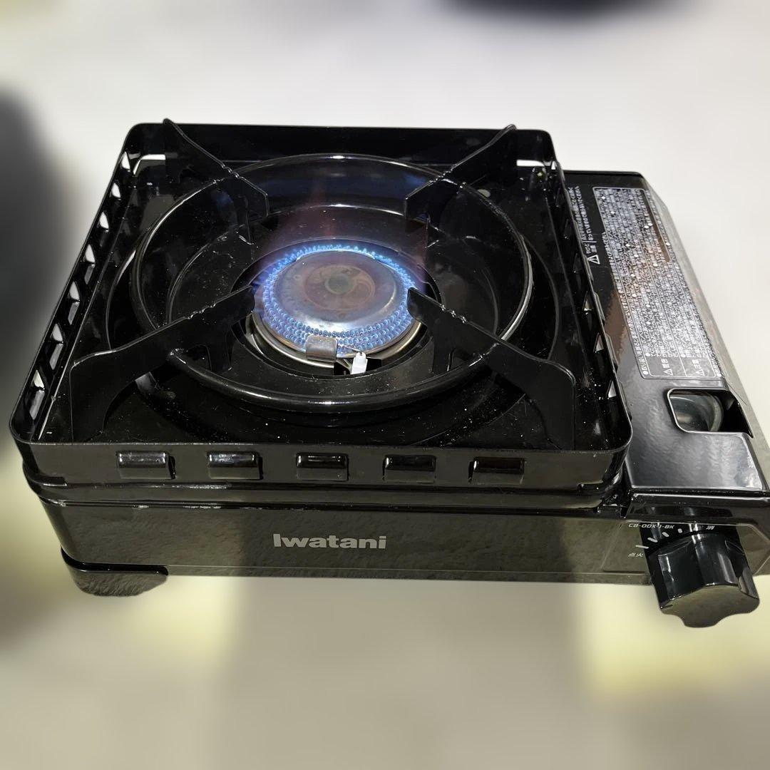 え*)様 Iwatani CB-ODX-1 BLACK タフまる カセットコンロ
