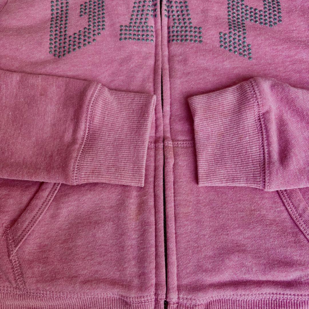 【希少】00s archive GAP fur zip hoodie Y2K
