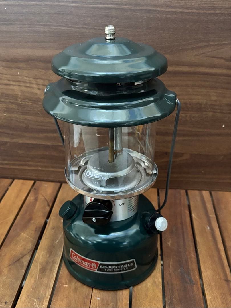 【美品】Coleman コールマン ツーマントル ランタン ADJUSTABLE