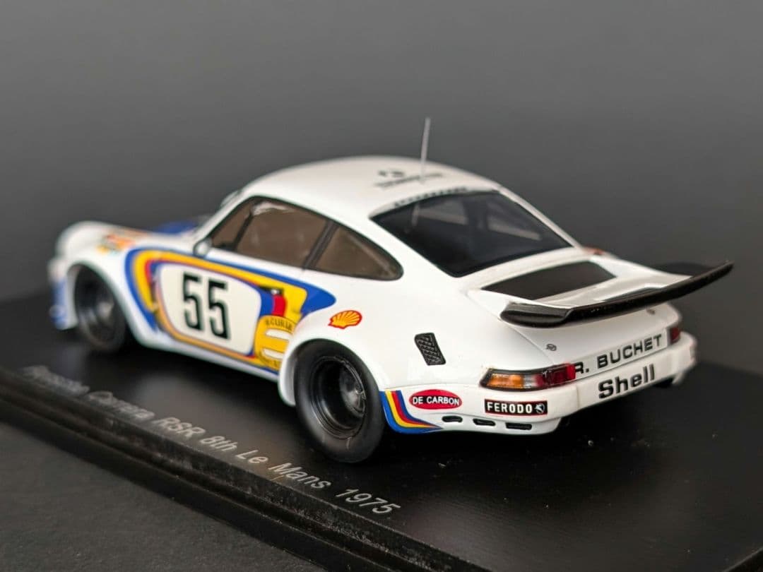 スパーク 1/43 ポルシェ カレラ RSR 1975年 ル・マン24時間 8位