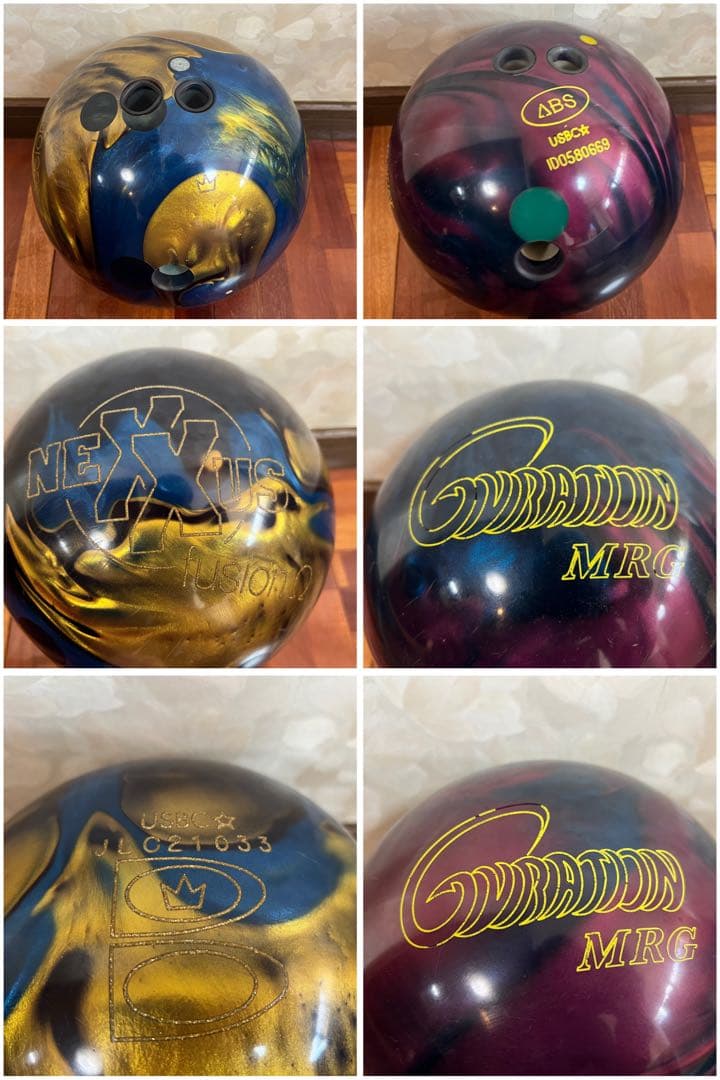 【O-1049】ボウリング バッグ マイボール STORM ハンマー ネクサス