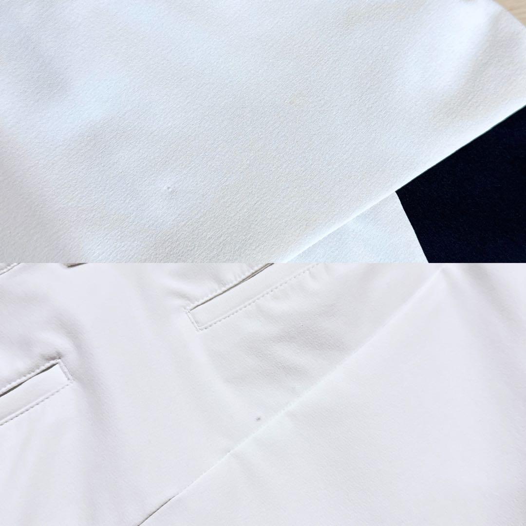 【テーラーメイド】ゴルフ インナー付 ストレッチ スカート モノトーン S白×黒