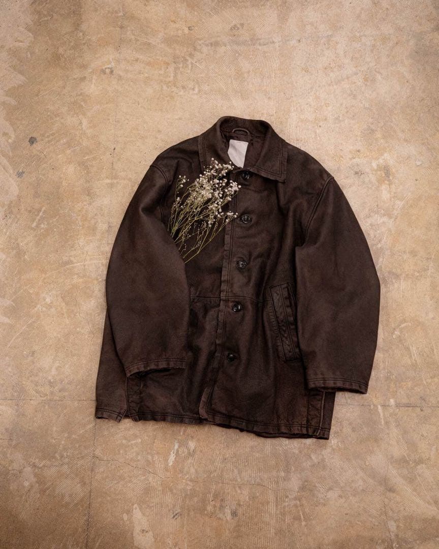 ANCELLM × YOKE CUT OFF HALF COAT size2