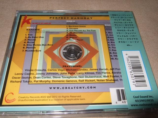 KARIZMA,新品,AOR,FUSION,3CD,TOTO,ジェフ・ポーカロ
