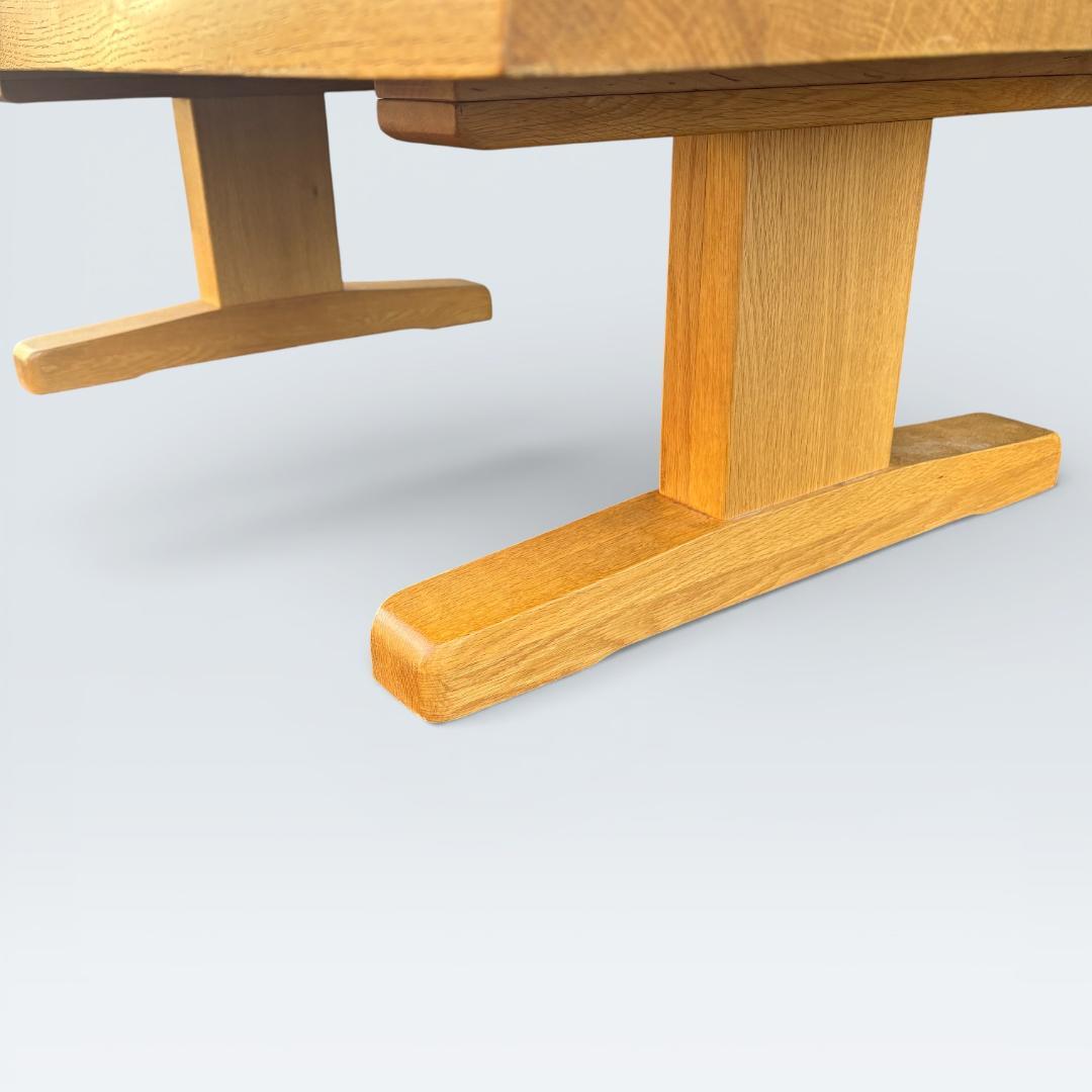 【名作】柏木工(KASHIWA) ナラ無垢材 センターテーブル 耳付き 飛騨家具