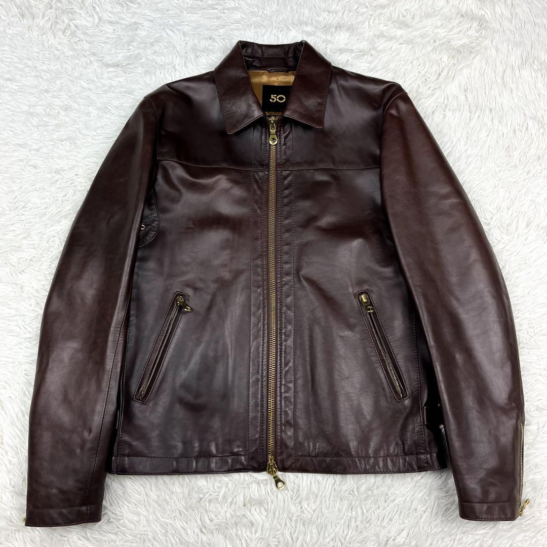 美品 チンクアンタ ホースハイド レザージャケット