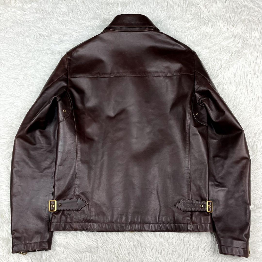 美品 チンクアンタ ホースハイド レザージャケット