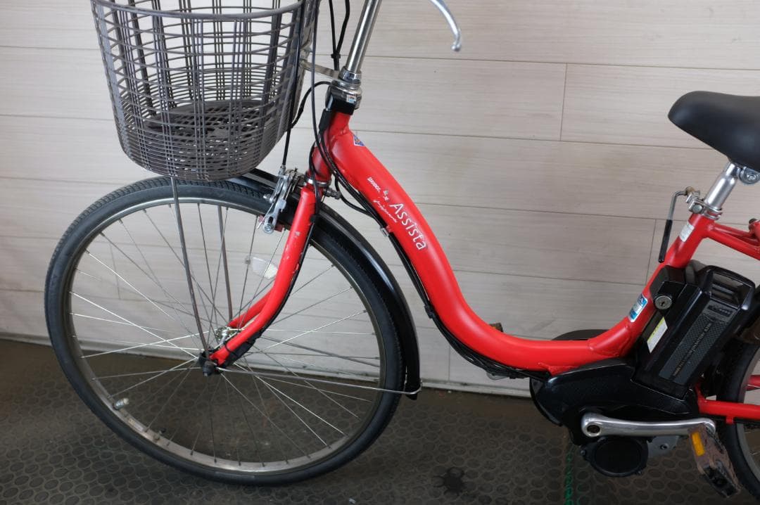 電動自転車BS　アシスタ　26インチ3段　8.7Ah（4点灯）充電器あり