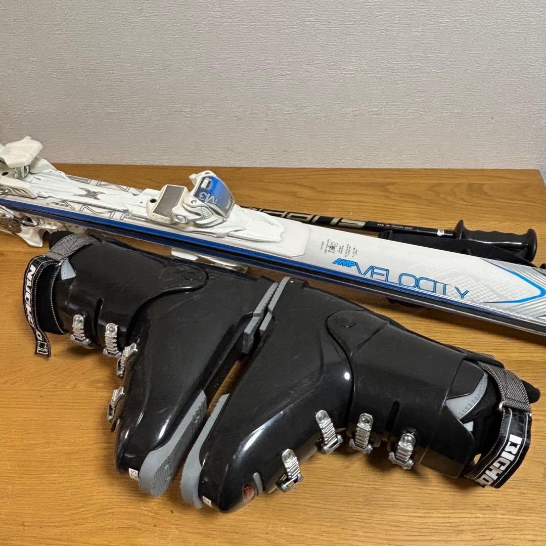 メンズスキーセットストック付　K2 165cm SINANO 27-27.5cm