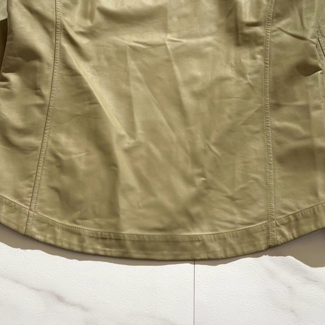 【未使用•タグ付✨】JOSEPE レザージャケット 22SS 超軽量 ベージュ