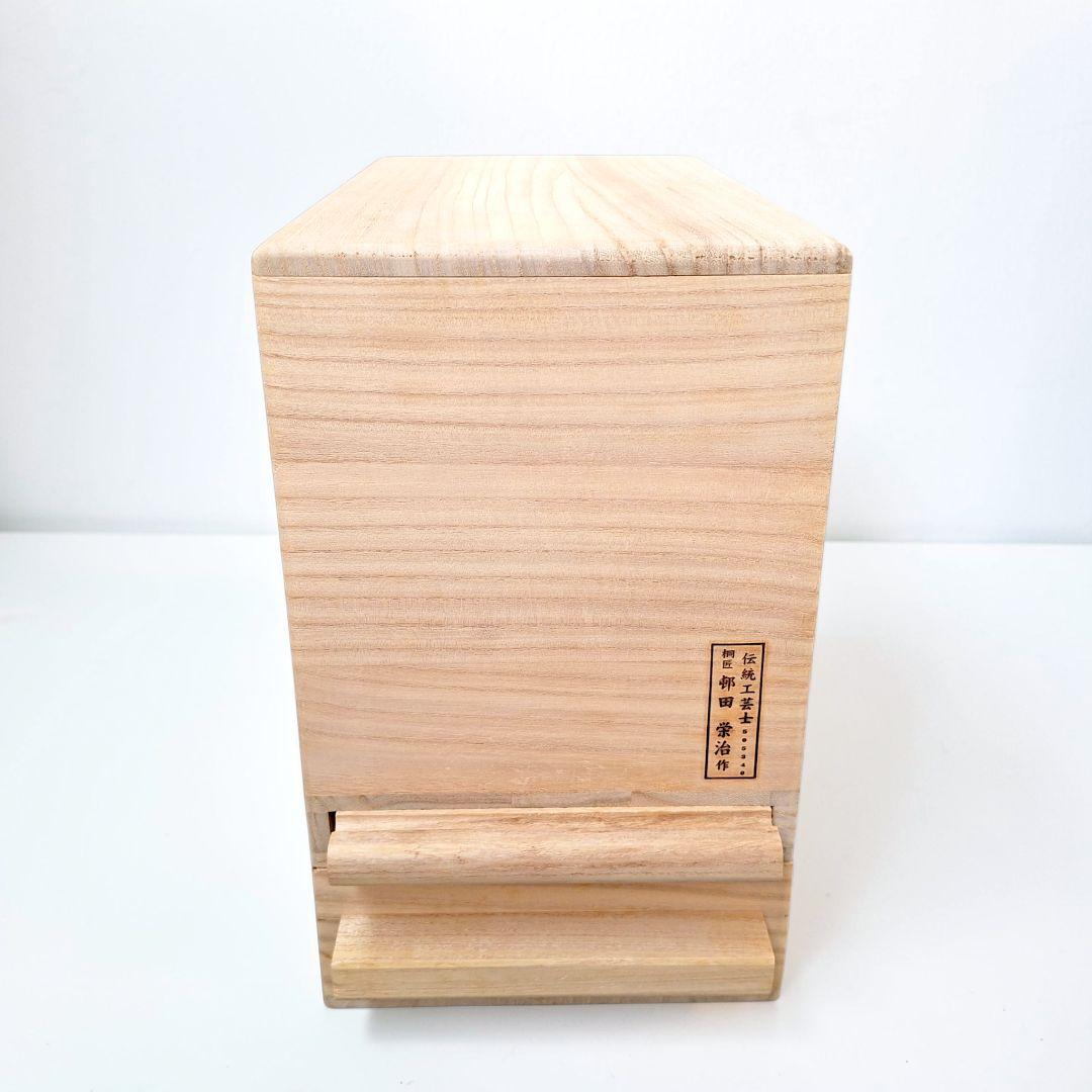 泉州留河 桐米びつ 5kg 一合計量 日本製 米櫃