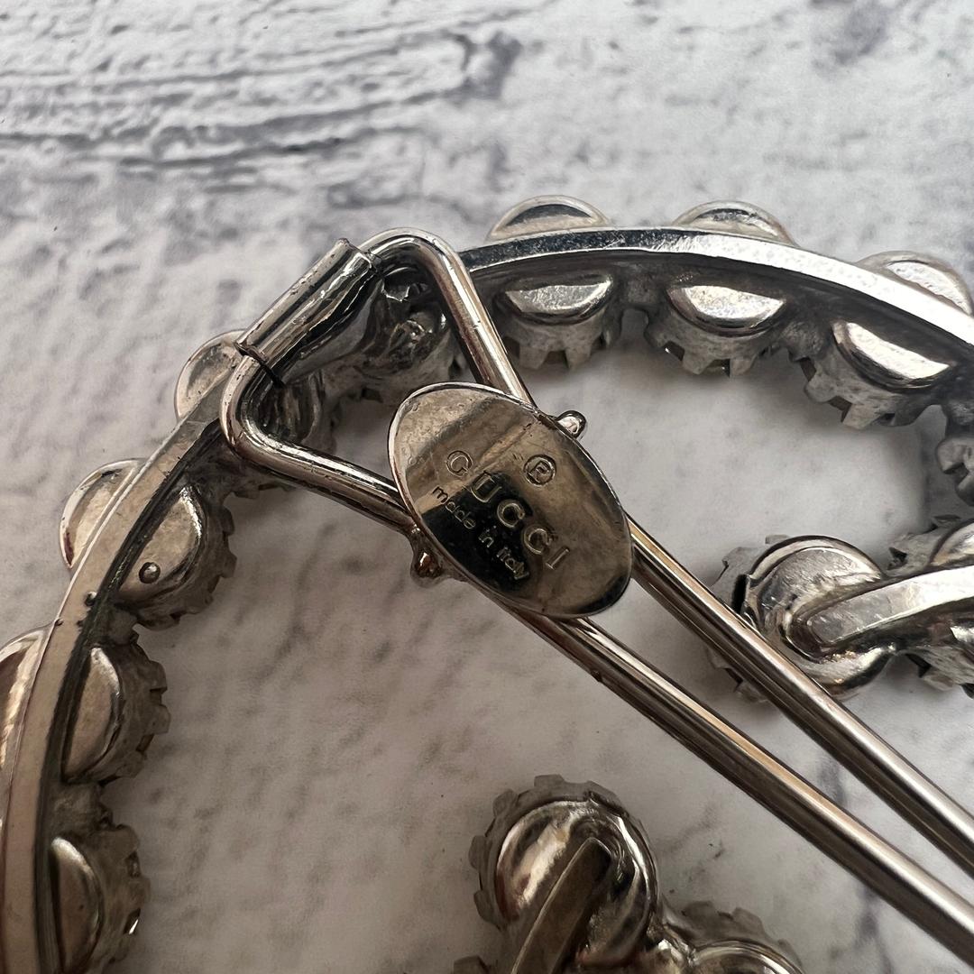 GUCCI グッチGG ヘアピンシルバー A-9583