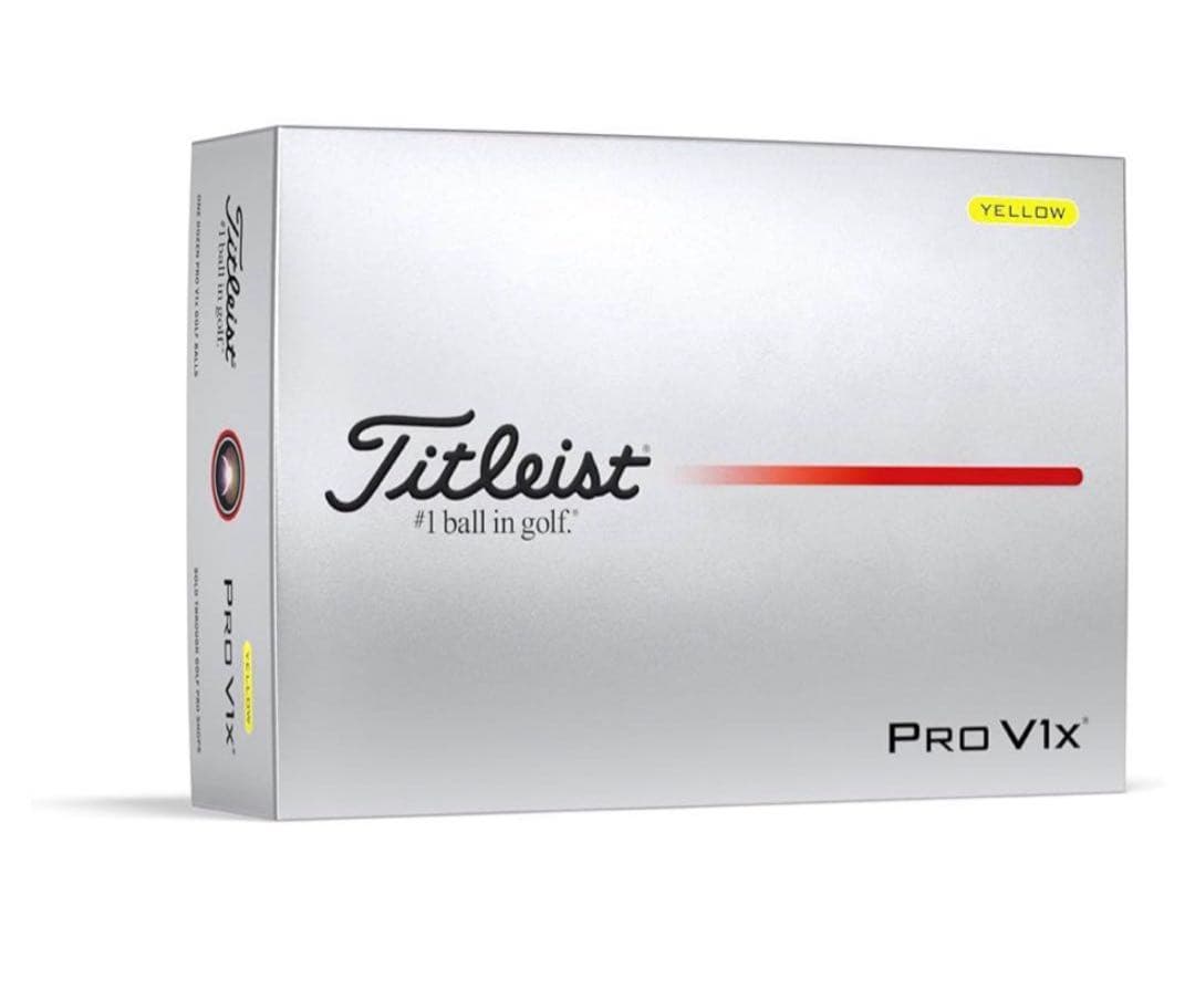 Titleist PRO V1X イエロー　1スリーブ　12個　2025年モデル