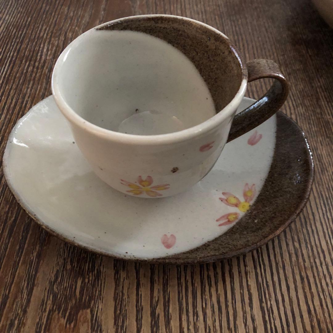 【桜柄】笠間焼　食器