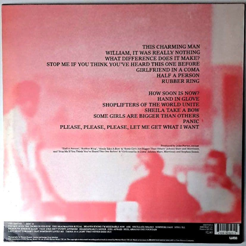 希少　The Smiths　Best　LP　レコード　2枚セット　スミス　ベスト