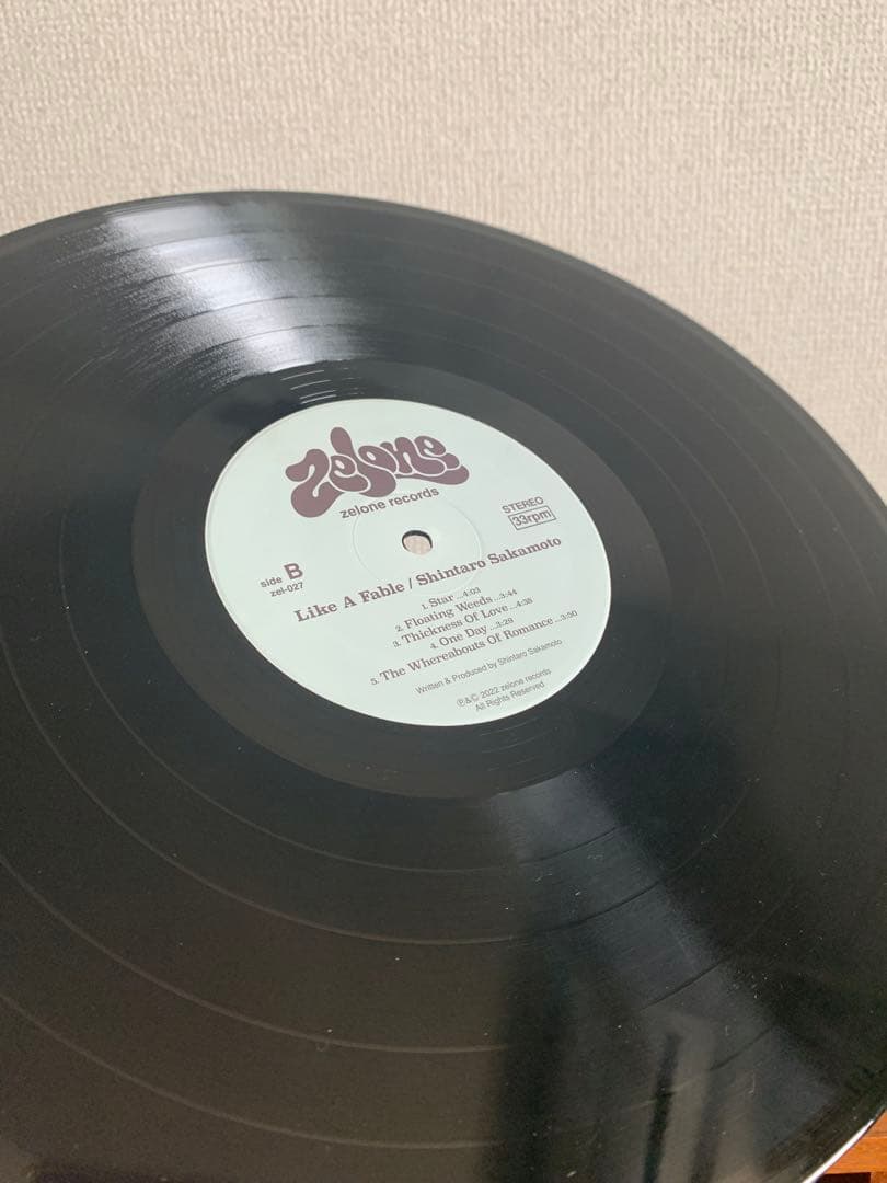 邦楽 like a fable SHINTARO SAKAMOTO