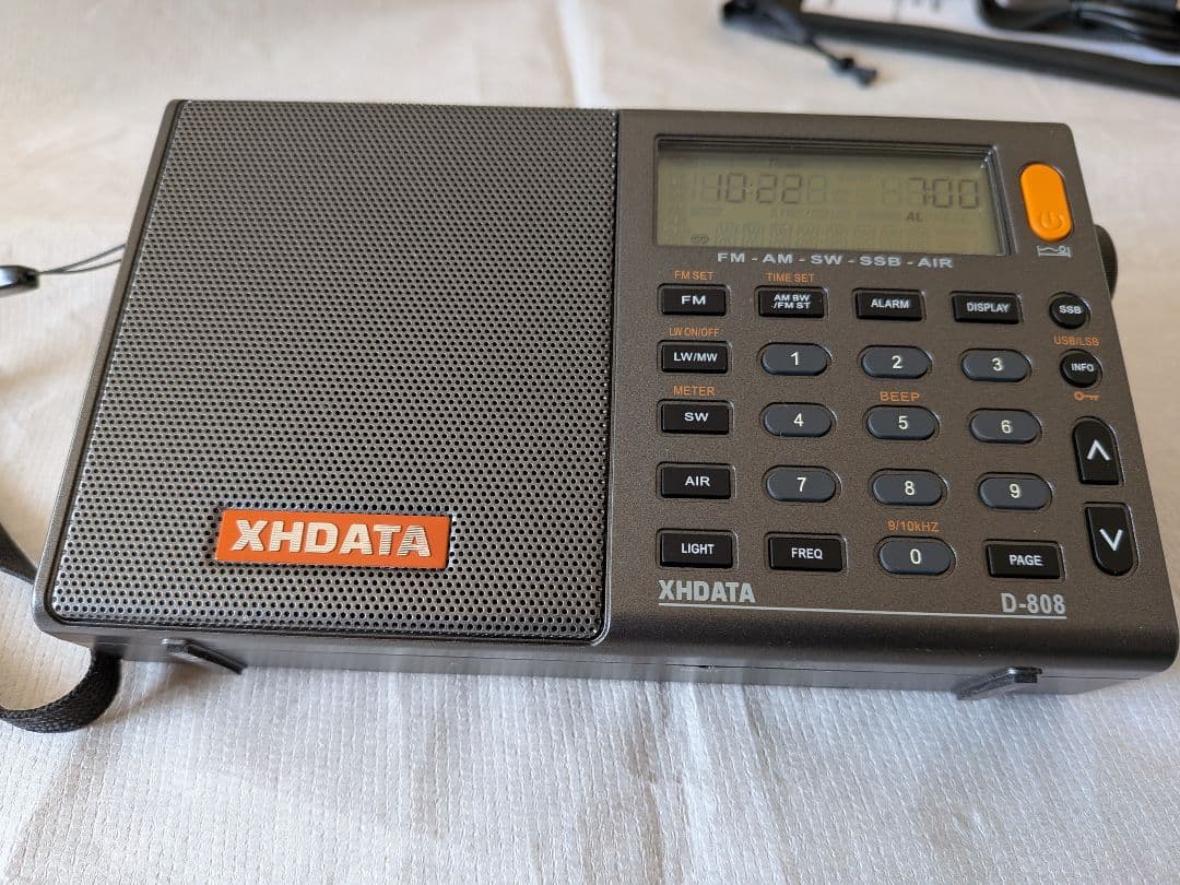 XHDATA D-808 AM FM SSB エアーバンド ラジオ type-C