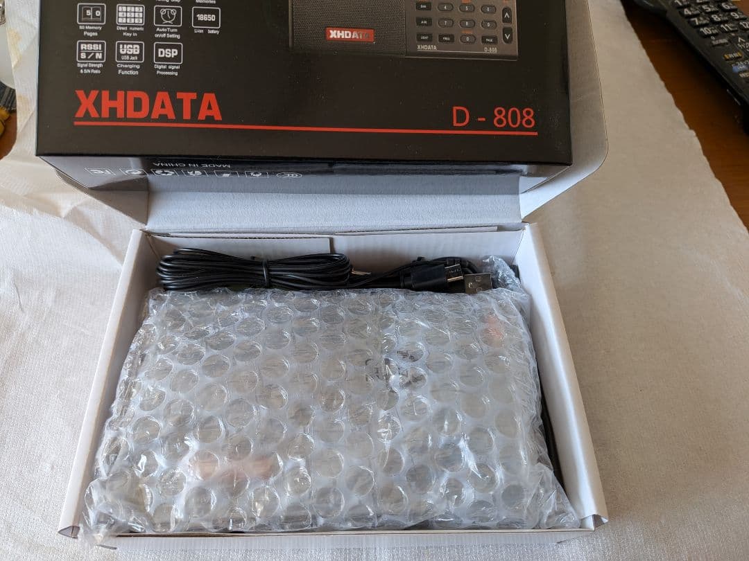 XHDATA D-808 AM FM SSB エアーバンド ラジオ type-C