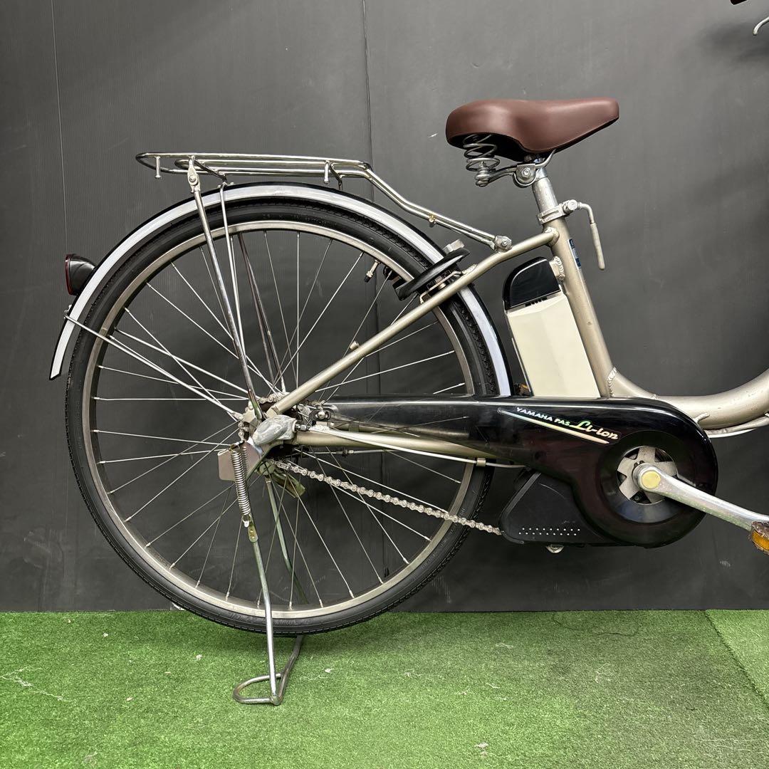 電動自転車 YAMAHA PAS Li-ion ゴールド　61★