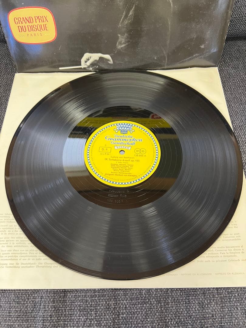 1960年代オリジナル廃盤 DG 138808 カラヤン ベートーヴェン8&9