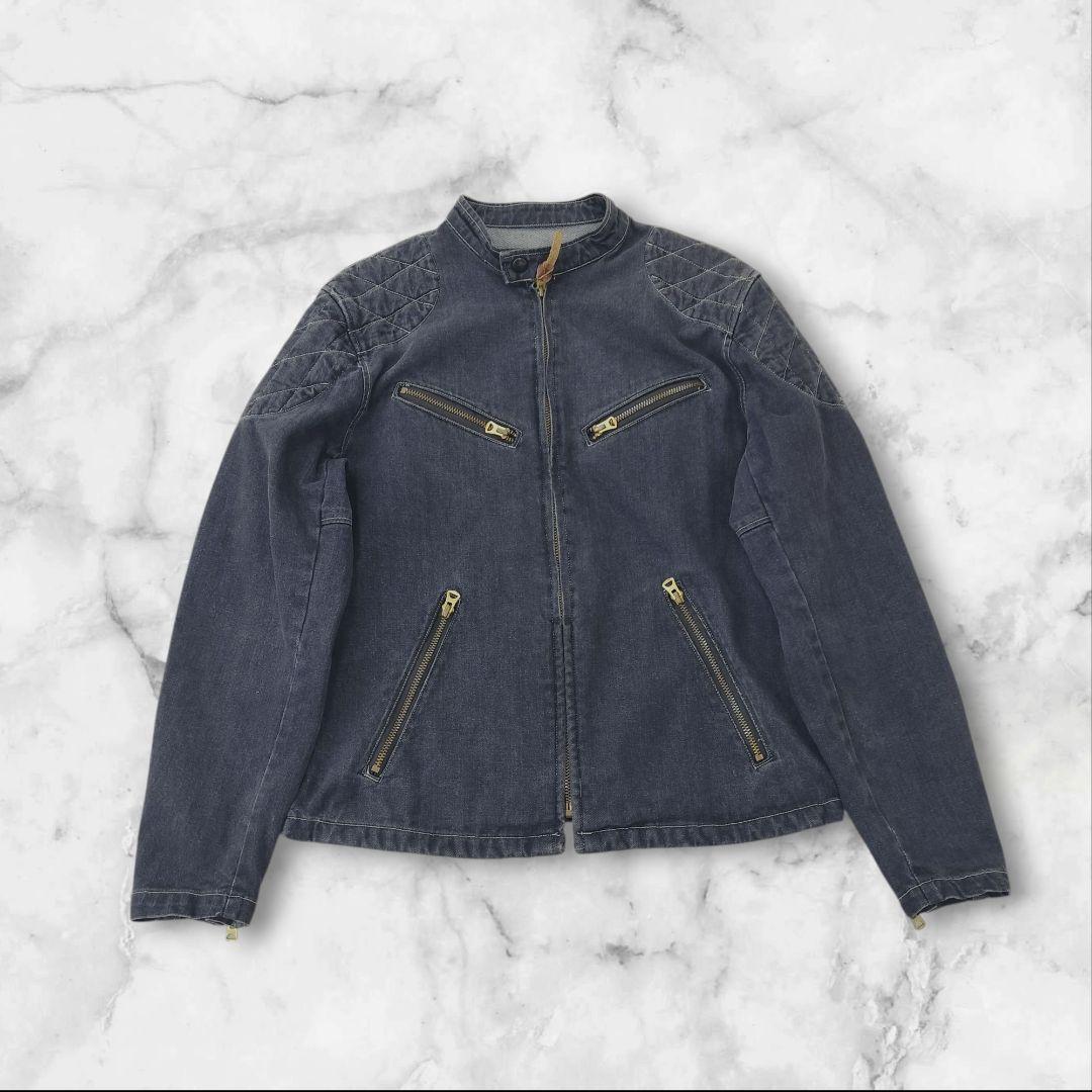 NEV シュガーケーン デニムジャケット Mライダース シングル ブラック