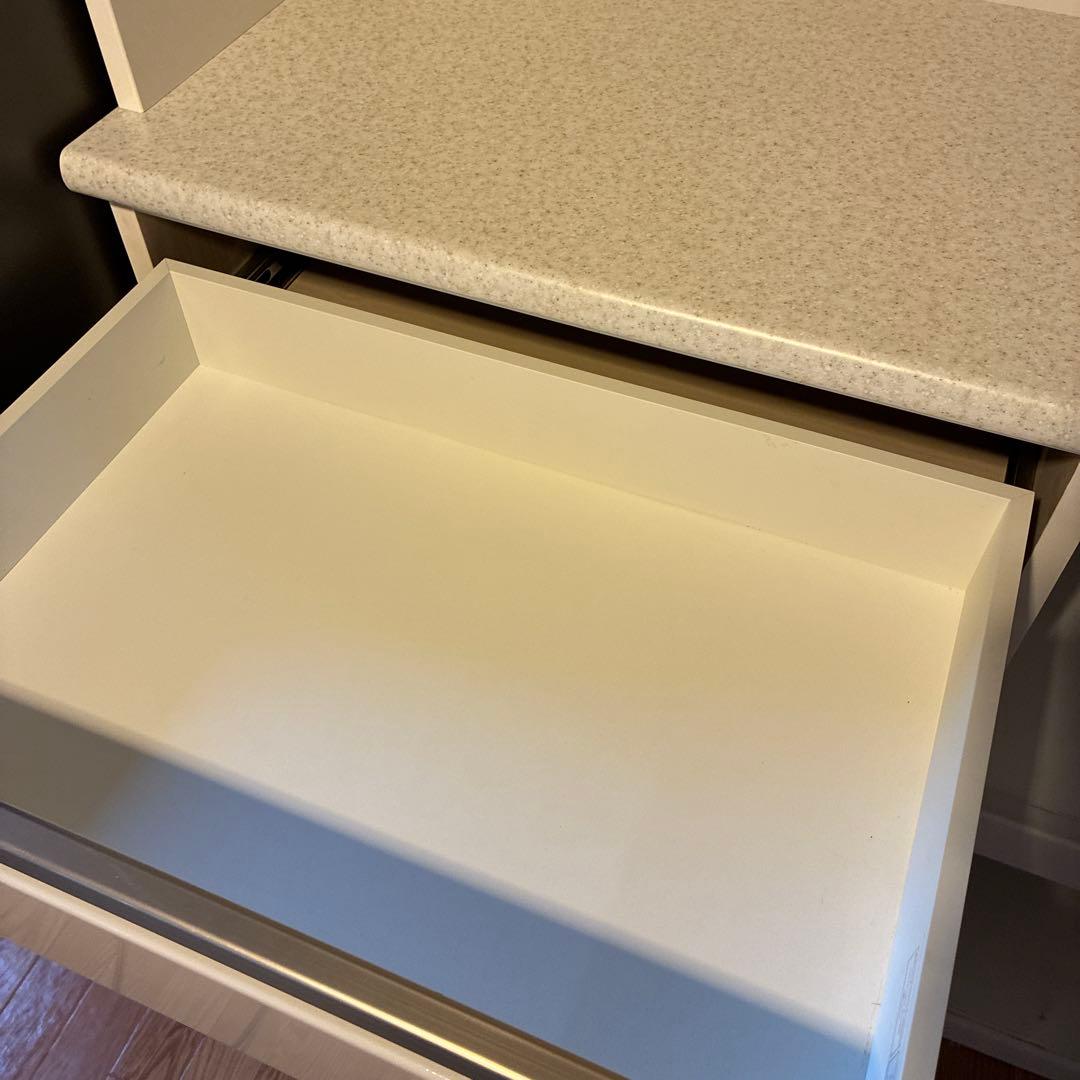 【送料込み】ニトリ　キッチンボード　アルミナ3 100KB WH