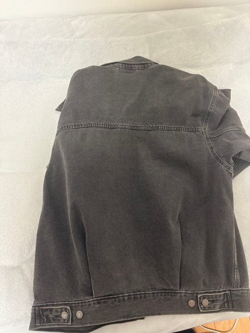 Levi's ブラックデニムジャケットM