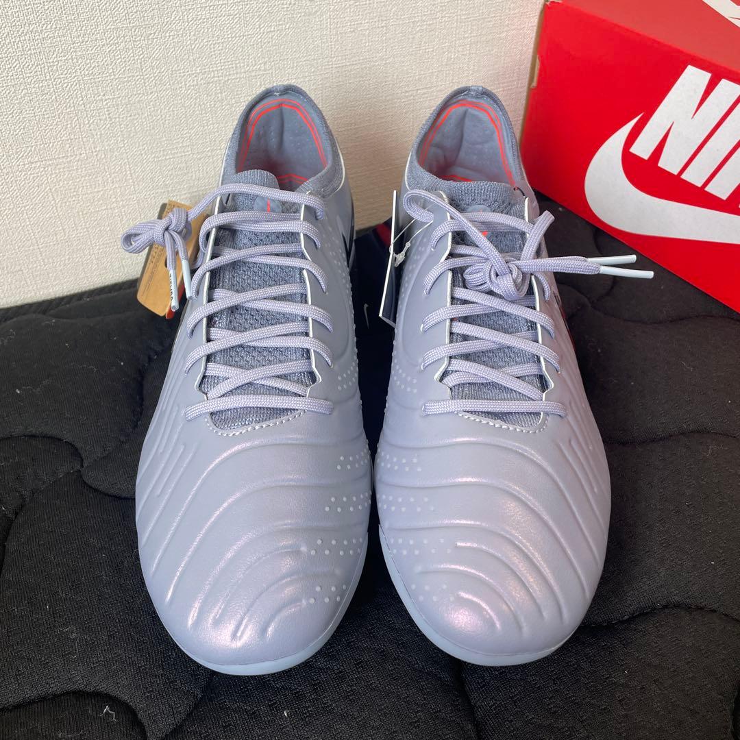 Nike サッカーシューズ グレー/オレンジ