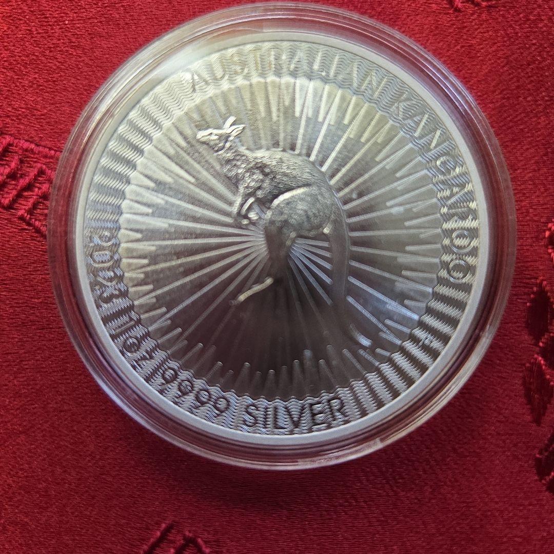 オーストラリアンカンガルー銀貨セット　2022年 1オンス　2枚セット