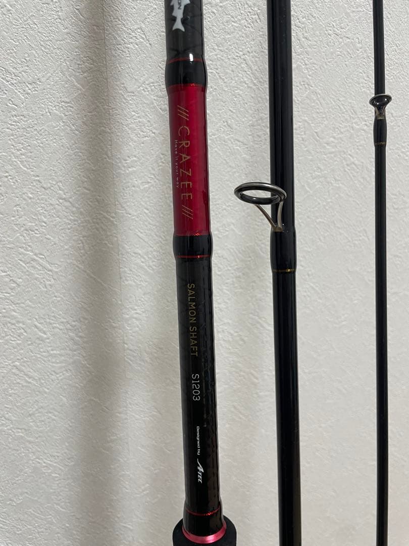 アルファタックル クレイジーサーモンシャフト　S1203 12ft