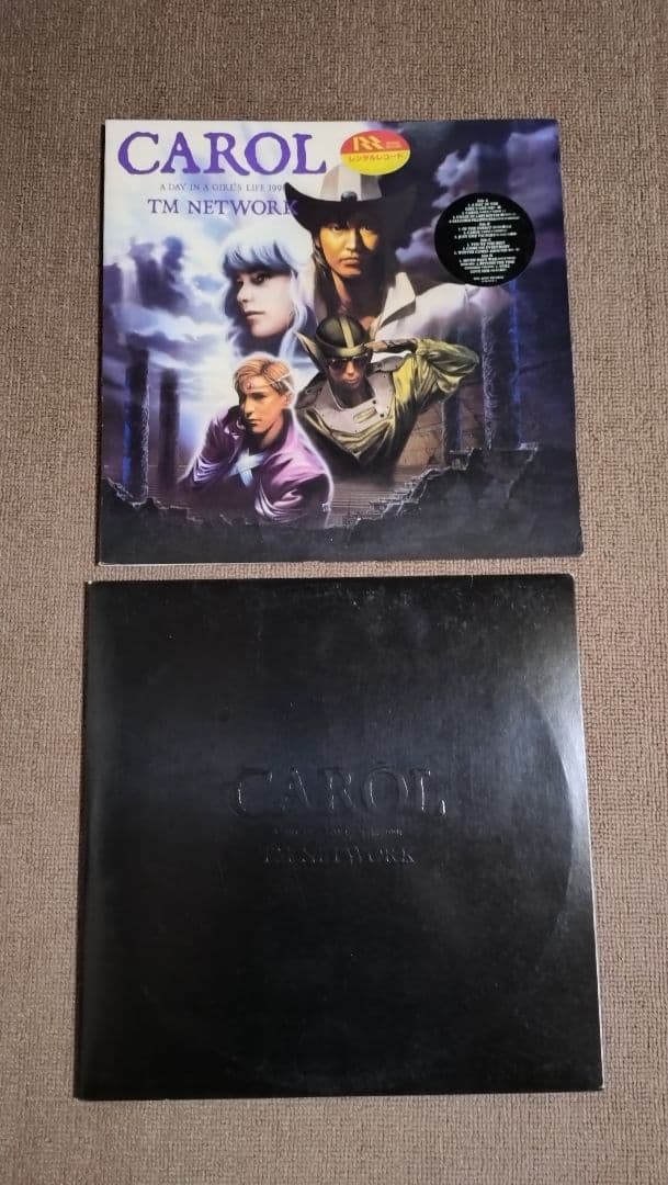 TM NETWORK CAROL LPレコード2枚組