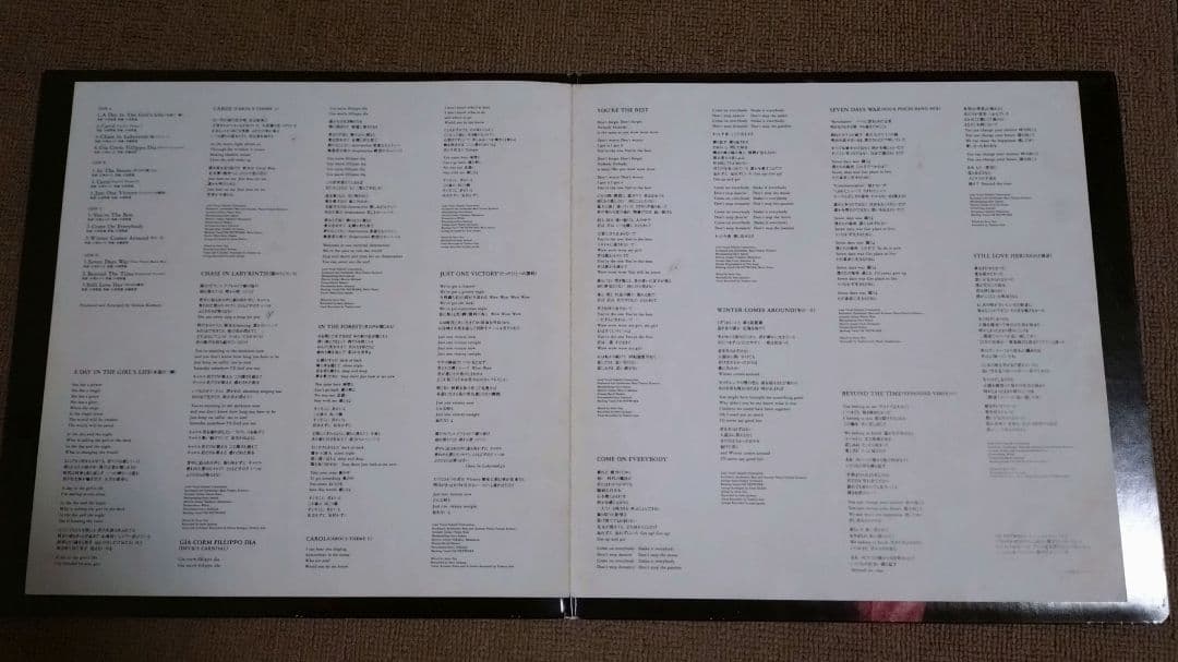 TM NETWORK CAROL LPレコード2枚組