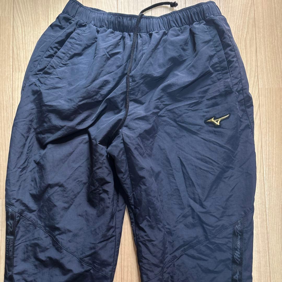 ミズノプロ　ブラック　ジャージ セットアップ　Oサイズ　メンズ　野球　スポーツ