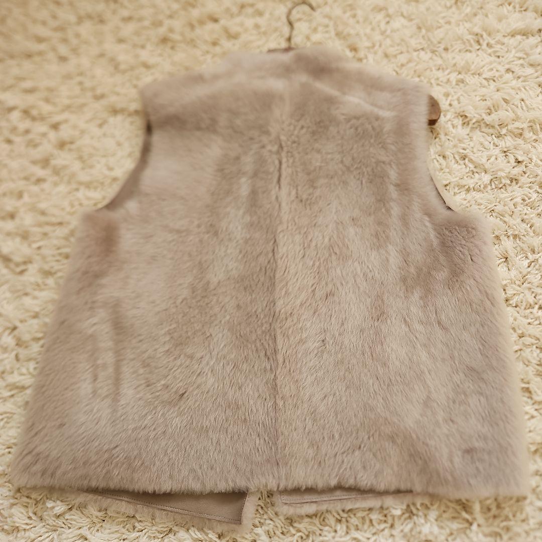 セオリーリュクス　Shearling Osse　羊革　リバーシブル　ファーベスト