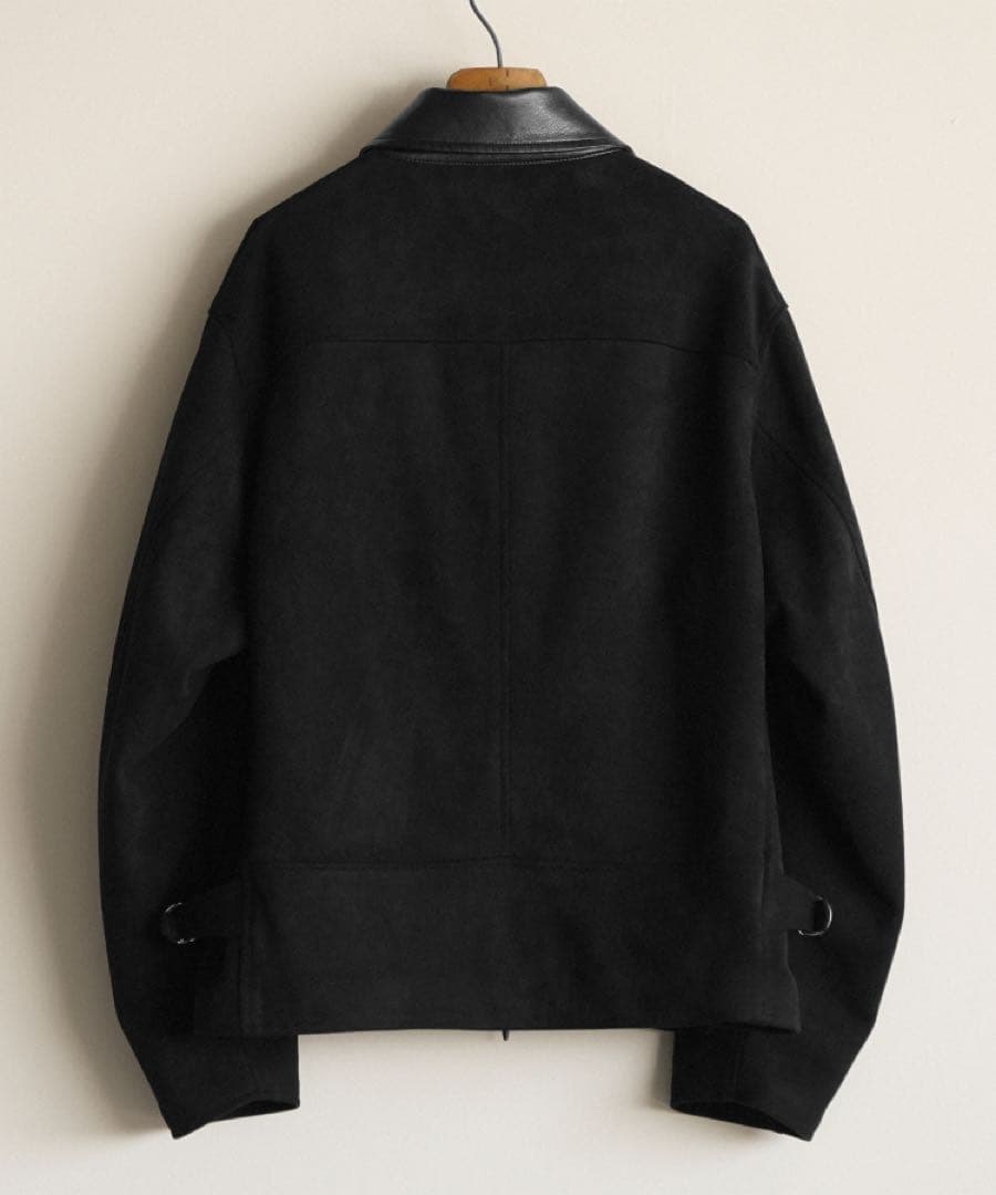 (送料無料) shiun FAUX SUEDE ZIP BLOUSON