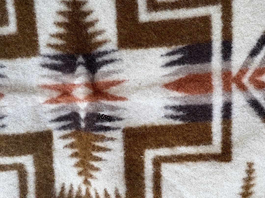 Pendleton ×  peak 幾何学模様ブランケット