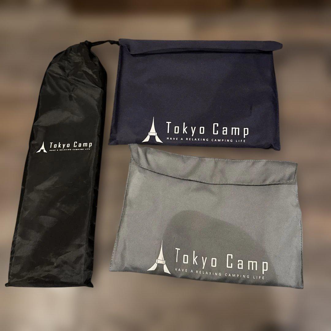 【1回使用】TokyoCamp 焚き火台 フルセット（プレート・風防・ケース付）