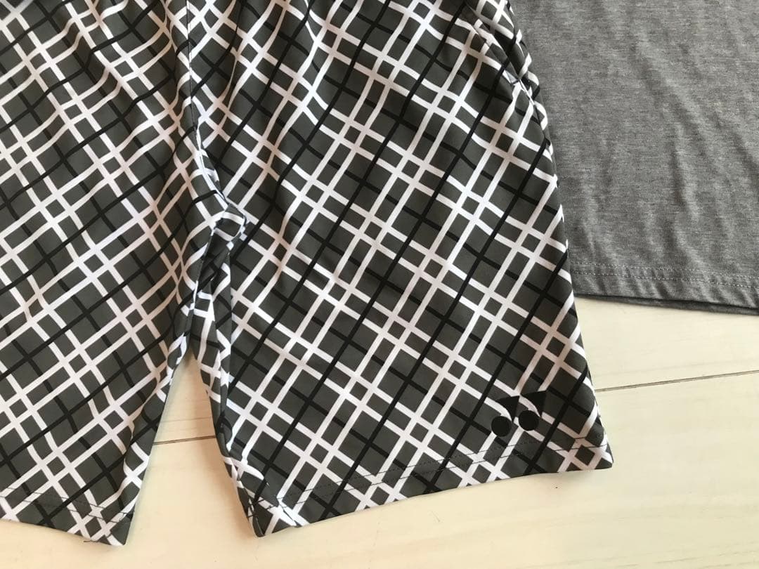 YONEX ワウリンカ着用モデルチェック柄ハーフパンツ