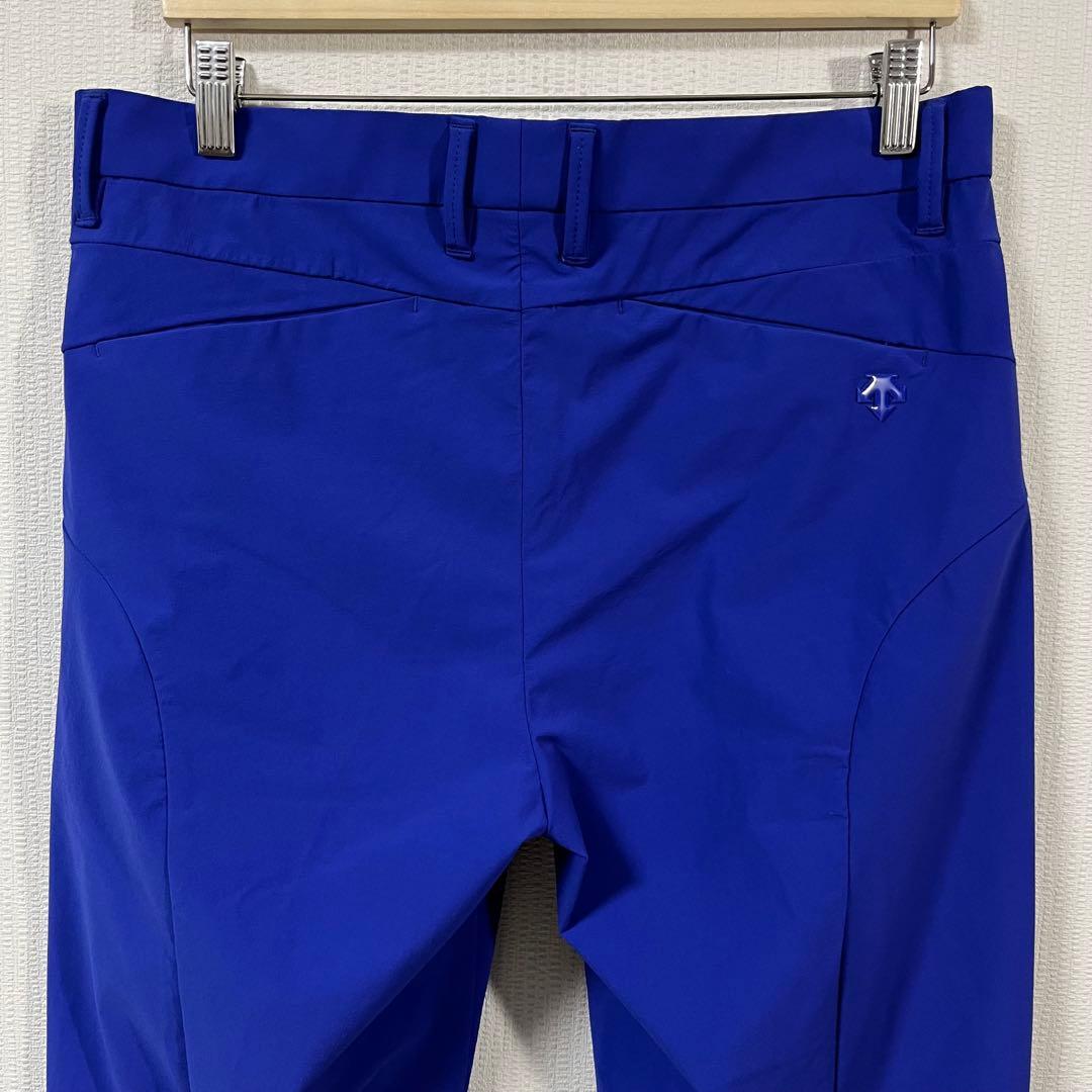 デサントゴルフ　スーパーストレッチナイロンパンツ　ウエスト85 ブルー　美品