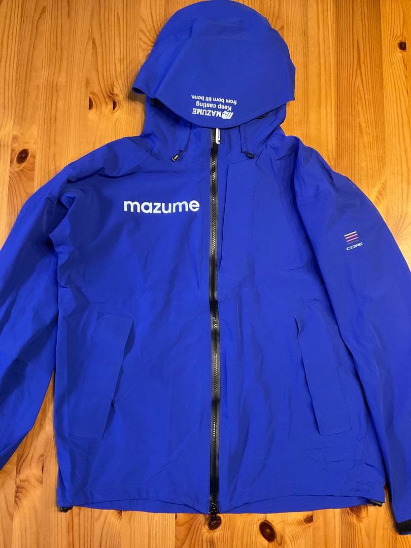 MAZUME(マズメ) コアレインスーツ ジャケット　ブルー