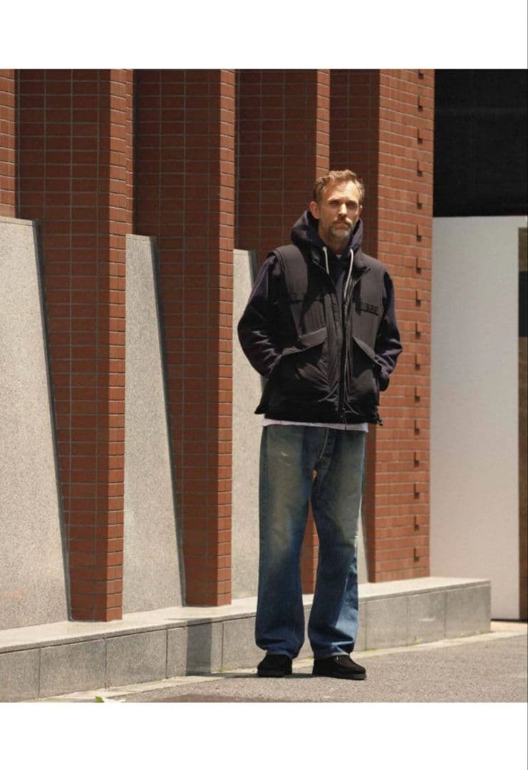 WILD LIFE TAILOR　サイレントコーティング ミリタリーダウンベスト