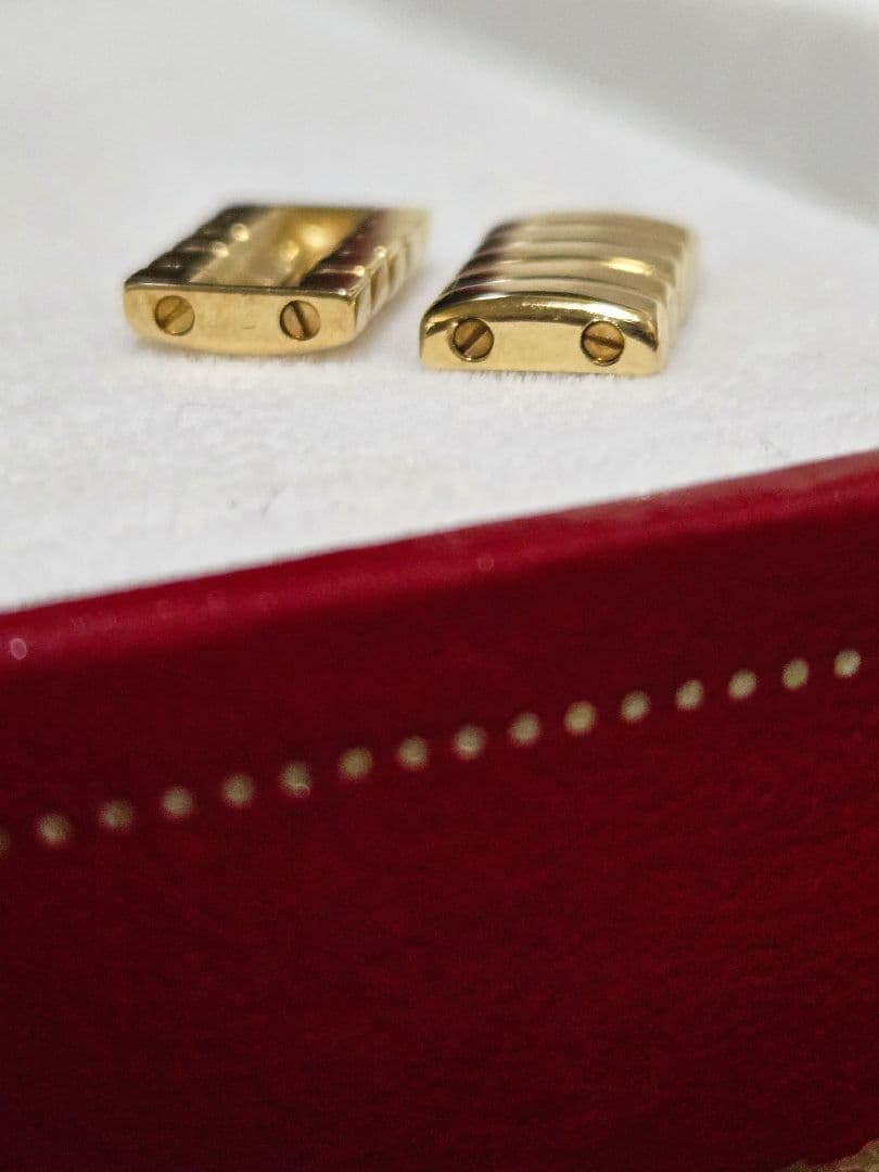 Cartierカルティエ　パンテールSM18Kベルトコマ×２個　時計ケース保証書